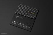 Black Business Cards Design 15