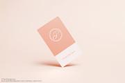 Rose Gold Metal Name Cards 2