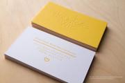 Letterpress Name Cards Design 8