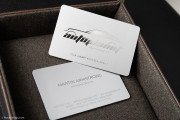 White Plastic Business Card Design 5