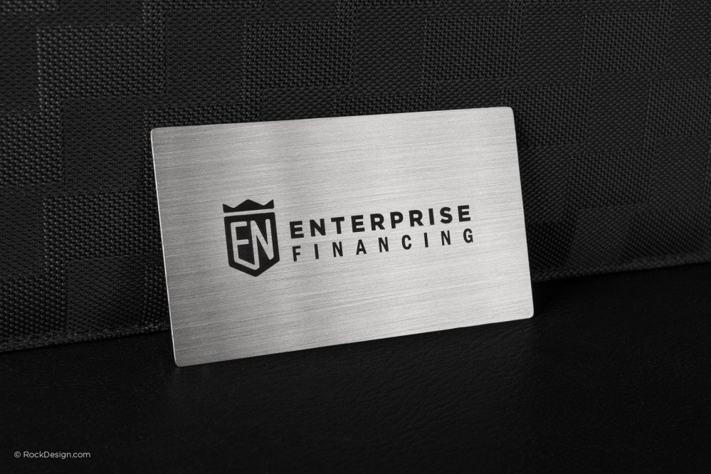 Laser Spot Color Metal Business Cards