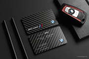 carbon fiber business card design 4