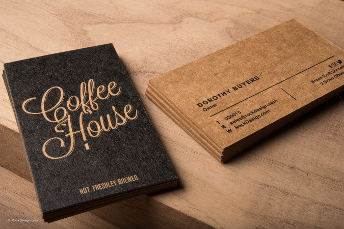 Brown Kraft Business Cards