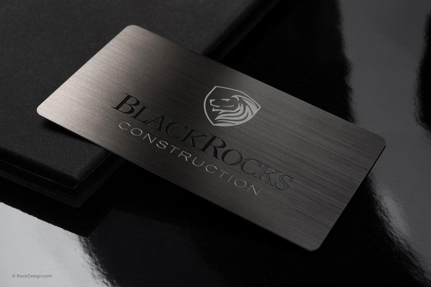 Gunmetal Business Cards