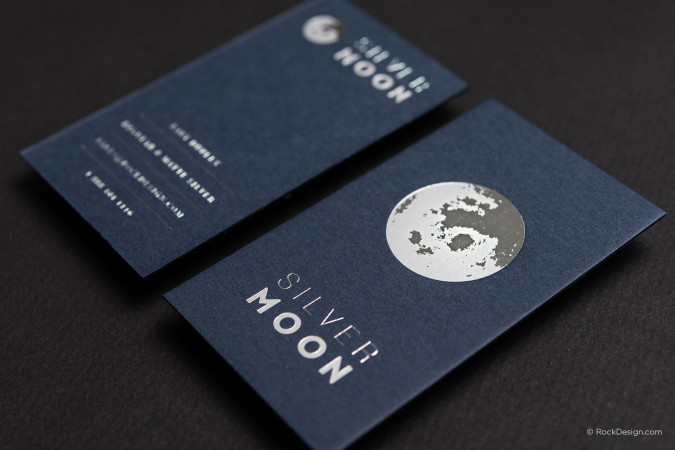 Navy Business Cards