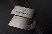 Gunmetal Metal Business Card Design - 9