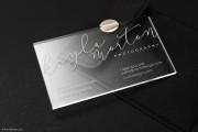 Acrylic Business Card design 2