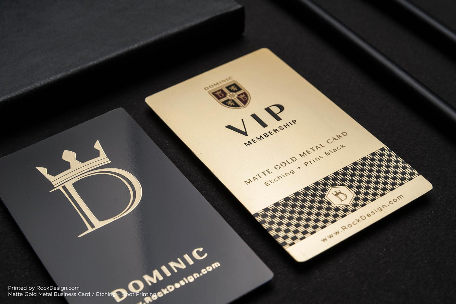 Gold Metal Business Cards