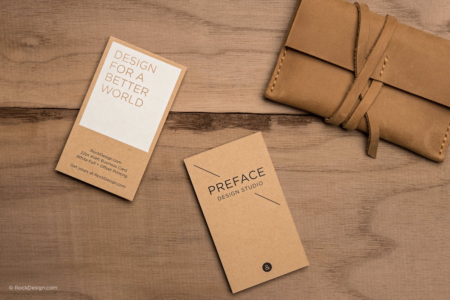 Brown Kraft Business Cards