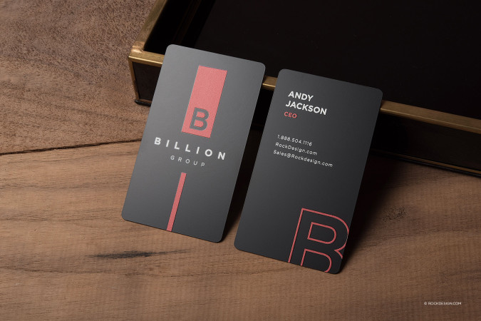 QUICK ALL INCLUSIVE PACK - UV PRINTED BLACK METAL BUSINESS CARDS