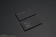 Black Business Cards Design 10