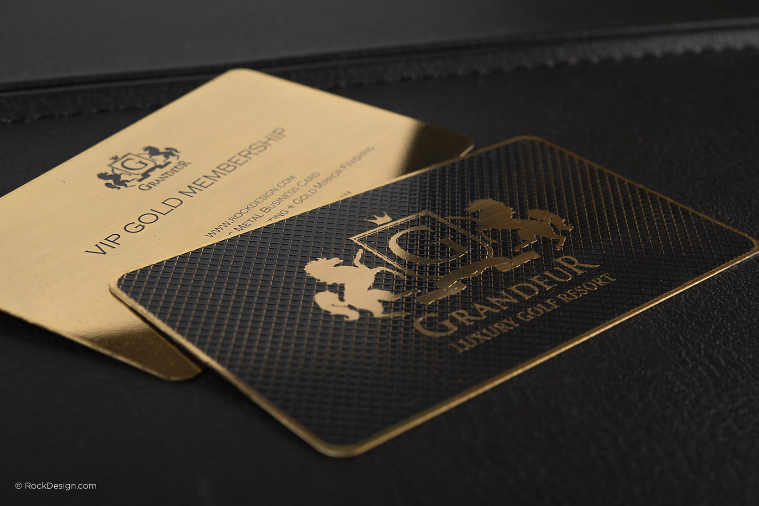 Gold Metal Business Cards