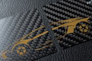 carbon fiber business card design 2