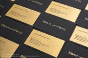 Hard Suede Business Card Design 2