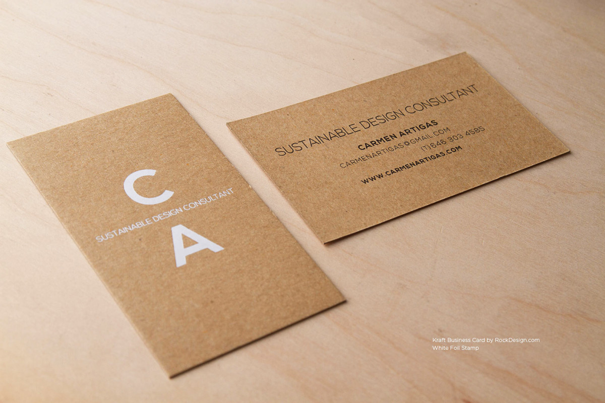 Brown Business Card Design