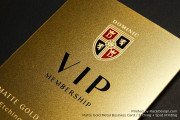 Luxury VIP Member Gold Metal Card Design 5