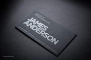 Gray Business Card Template 1