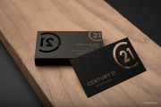 Laser engraved CENTURY 21 design template 3