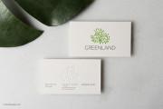 Embossed letterpress white business card 9