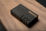 UX business cards template - UX 4