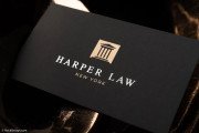 Black and white lawyer card biz card template with silver and bronze 2