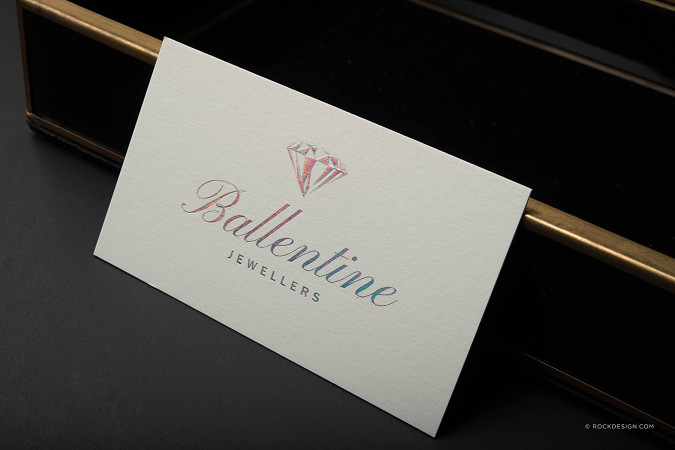 Jewelry business card template - Ballentine 