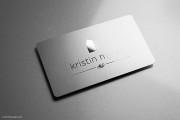 Mirror etching metal business card 2