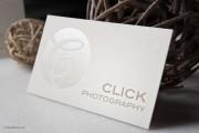 Pearl foil and letterpress white template 4