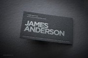 Gray Business Card Template 2
