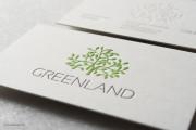 Embossed letterpress white business card 3