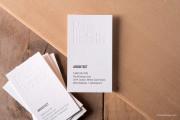 Deboss & letterpress white template 12