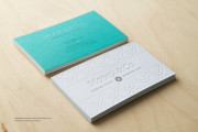Premium Letterpress Business Card Design 3