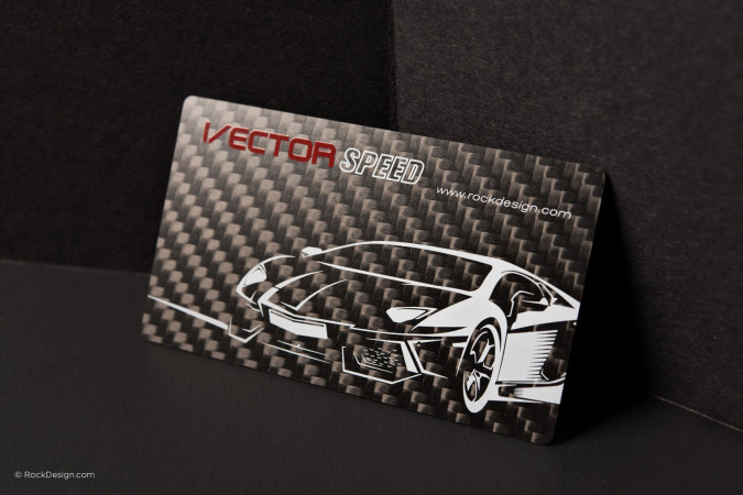 Carbon Fiber Business Cards