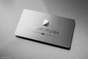 Mirror etching metal business card 5