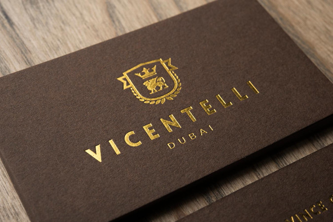 Innovative Best Brown Business Card - Vicentelli
