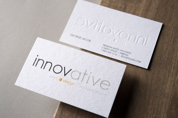 Creative and unique visiting card template – Innovative 