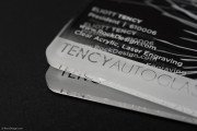 Laser Engraved Crystal Clear Acrylic Business Card 3