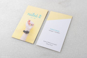 Simple & Clean Photographic Offset Print Natural White Business Card 1