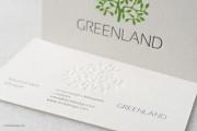 Embossed letterpress white business card 7