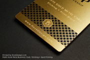 Luxury VIP Member Gold Metal Card Design 6