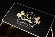 Luxury Gold Metal Business Card 2