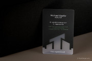 Professional Clear PVC Card with Stunning Silver Touches 3