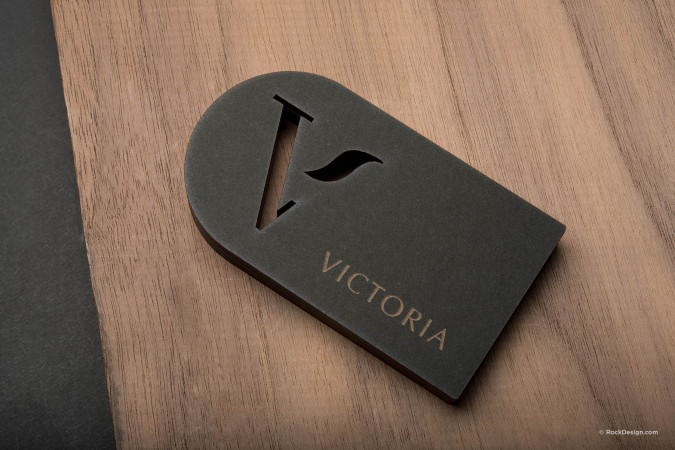 Creative Cut Through Business Cards - Victoria 