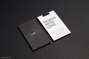 Elegant gold spiral business card 3