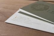 Lion letterpress business card template 8