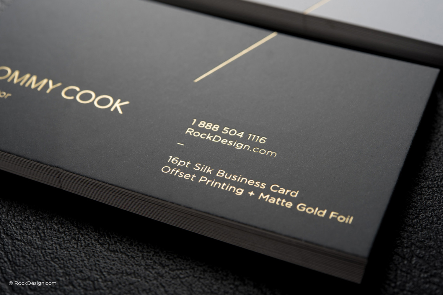 Free Silk Laminated Business Card Templates Rockdesign Gold Foil Silk Laminated Template 6