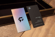 Full face foil business card 3