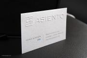 Emboss and printed textured white template 4