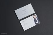 Silver headshot realtor card 7