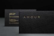 Classic black & hot foil business card template 7